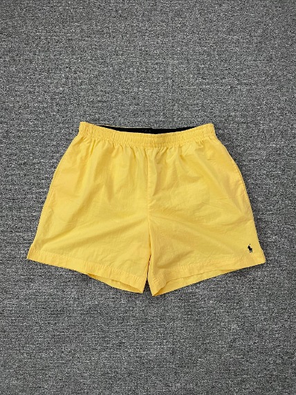 1990s POLO SPORT Nylon Swim Shorts Yellow XL