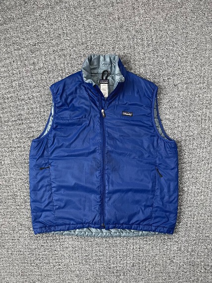 2000s PATAGONIA Nylon Puffer Vest Blue XL
