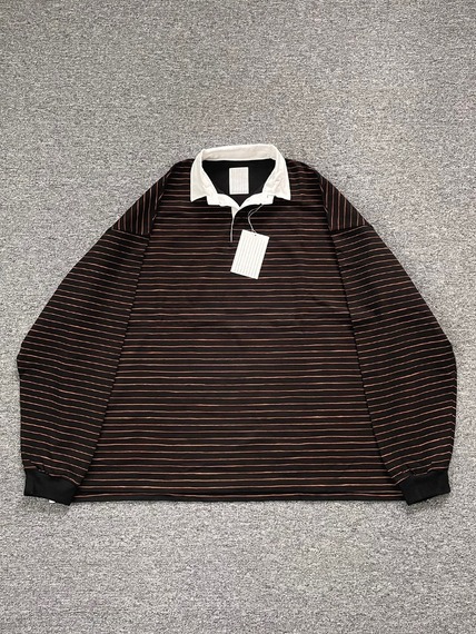 New STRIPES FOR CREATIVE Striped Rugby Shirt JAPAN Made