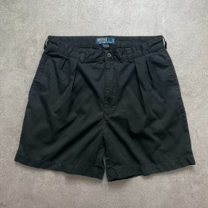 1990s Polo Ralph Lauren Chino Shorts Black 34