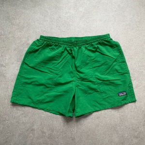 2000s Patagonia Baggies Nylon Shorts 5&quot; Green L