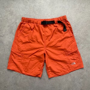 1990s The North Face Nylon Shorts Orange M