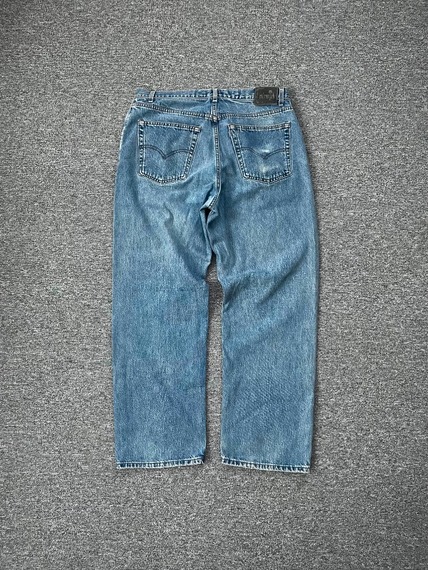 1990s Levi&#039;s Silvertab Loose Fit Denim Pants 38x32 USA Made