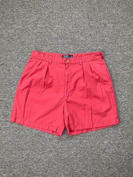 1990s Polo Ralph Lauren Andrew Chino Shorts Pink 36