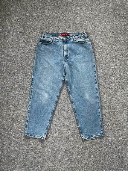 1990s Levi&#039;s Sivertab Loose Fit Denim Pants 36x30 USA Made
