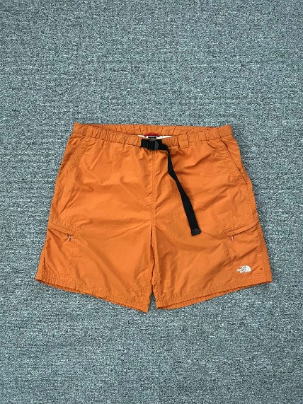 1990s THE NORTH FACE Nylon Shorts Orange XL