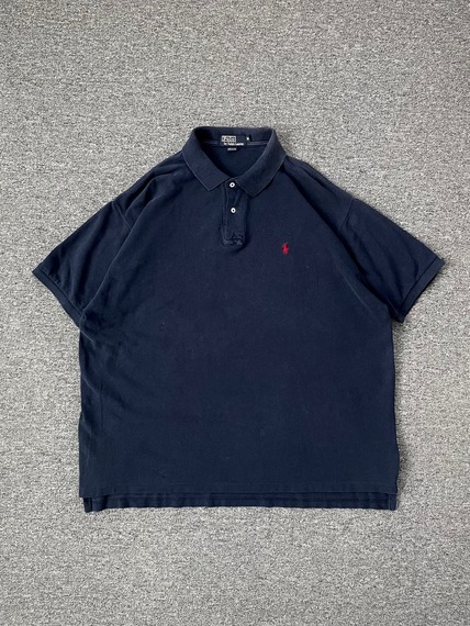 1990s POLO RALPH LAUREN Pique Polo Shirt  XXL USA Made