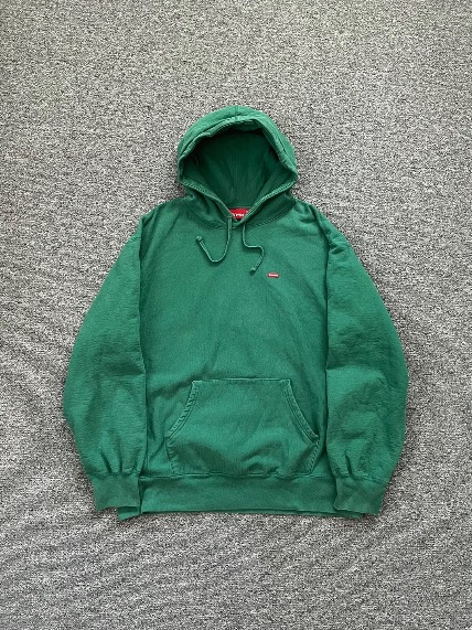 SUPREME Reverse Weave Hoodie Sweatshirt Green XL CANADA Made