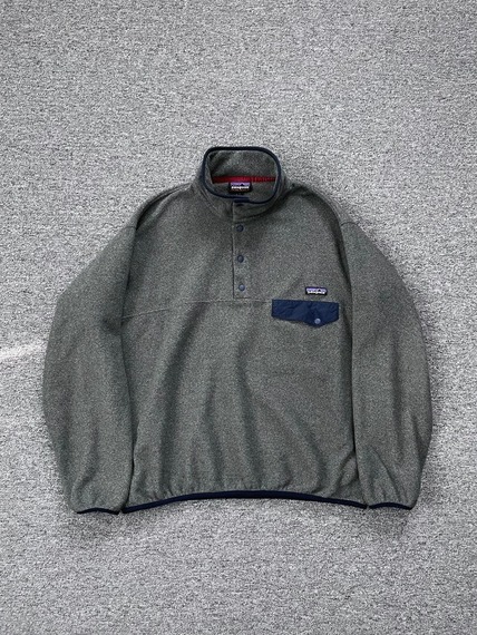2000s PATAGONIA Synchilla Snap-T Pullover Gray L