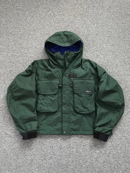 2000s PATAGONIA SST Fly Fishing Wading Jacket Green L