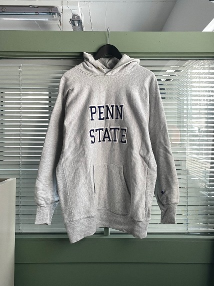 1990s CHAMPION Reverse Weave Hoodie Sweatshirt Penn State Univ. XXL USA Made