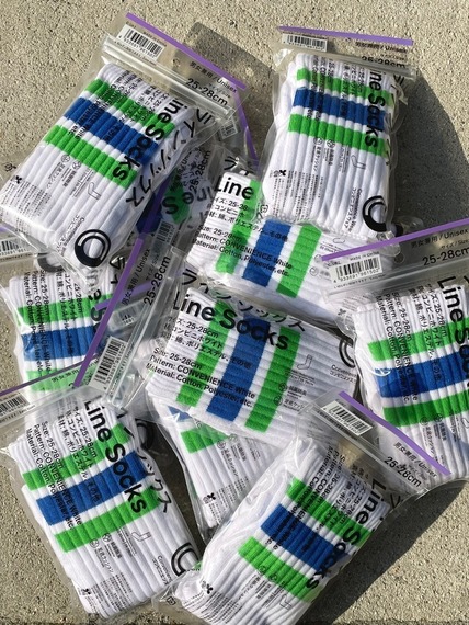 FAMILY MART JP Convenience Stripe Socks 1-pack